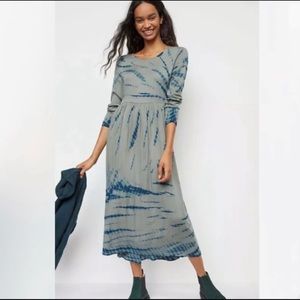 Anthropologie Eliska tie dye jersey maxi dress